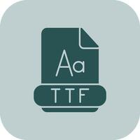 Ttf Glyph Tritone Icon vector