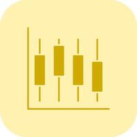 Diagram Glyph Tritone Icon vector