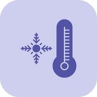 copo de nieve glifo tritono icono vector