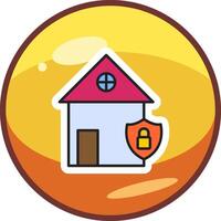 Home Security Vector Icon