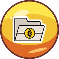 Ethereum Folder Vector Icon
