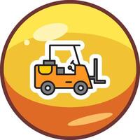 Forklift Vector Icon