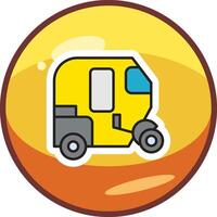 Tuk Tuk Vector Icon