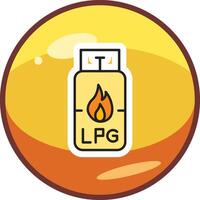 Gas Cylinder Vector Icon