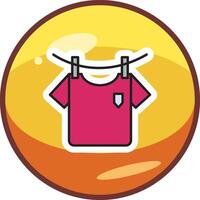 Washing Clothes Vector Icon