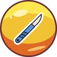 Surgical Knife Vector Icon