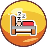 Sleeping Vector Icon