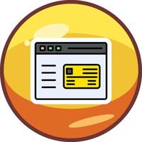 Web Payment Vector Icon