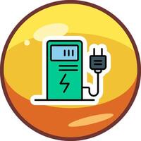 eléctrico cargar vecto icono vector