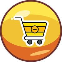 Delete Cart Vector Icon