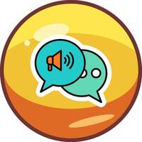 Marketing Conversation Vector Icon