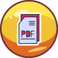 Pdf File Vector Icon