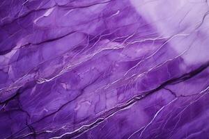 AI generated purple marble surface texture background photo