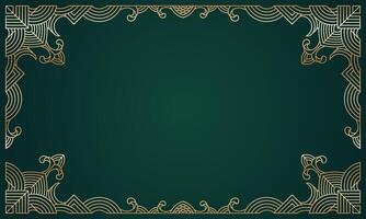 Gold frame art, line art frame, decorative, ornamental frame. - Vector. vector