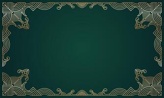 Gold frame art, line art frame, decorative, ornamental frame. - Vector. vector