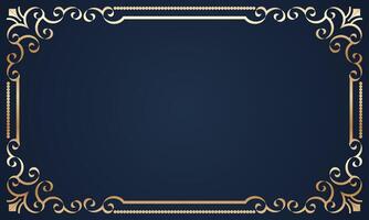 Gold frame art, art frame, ornamental frame. - Vector. vector