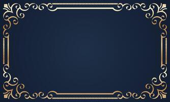 Gold frame art, art frame, ornamental frame. - Vector. vector