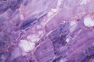 ai generado púrpura mármol superficie textura antecedentes foto