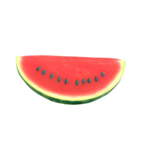 ai generiert Wassermelone isoliert auf transparent Hintergrund png