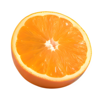 AI generated Sliced orange isolated on transparent background png