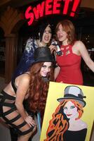 LOS ANGELES - JUN 4  Sham Ibrahim, Maitland Ward, Phoebe Price at the Celebrity Selfies Art Show by Sham Ibrahim at the Sweet Hollywood on June 4, 2015 in Los Angeles, CA photo