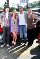 LOS ANGELES, AUG 11 - Nick Robinson, Taylor Spreitler, Joey Lawrence, Melissa Joan Hart arrives to Disney Pixar Celebrates The Launch Of The World Of Cars Online at Bob s Big Boy on August 11, 2010 in Burbank, CA photo