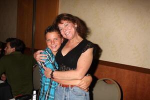 LOS ANGELES - JUL 24  Erin Moran  Friend at the Hollywood Show  at Mariott Hotel on July24, 2010 in Burbank, CA photo