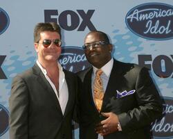 Simon Cowell  Randy Jackson American Idol 5 Finale Kodak Theater Hollywood,  CA May 24, 2006 photo