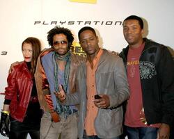 blu cantrell, Eric beneficio, Blair sotobosque, Roger cruzar mejor comprar estación de juegos 3 lanzamiento fiesta los ángeles, California noviembre dieciséis, 2006 foto