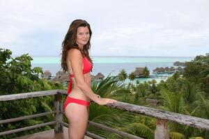 Heather Tom in Bora Bora photo