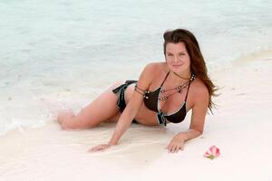 Heather Tom in Bora Bora photo