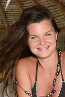 Heather Tom in Bora Bora photo