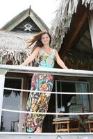 Heather Tom in Bora Bora photo