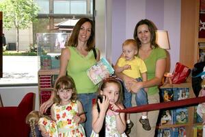 American Girl Fans Emily  Alexis with their mothers Abigail Breslin appearance promoting her Kit Kittredge Movie American Girl Store The Grove Shopping Center Los Angeles, CA May 16, 2008 photo