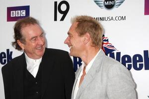 Eric Idle  Julian Sands arriving at the Brit Week 2009 Reception  on April 23 ,2009 at the British Counsel General's Official Residence in Los Angeles, California.  2009 photo