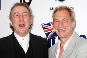 Eric Idle  Julian Sands arriving at the Brit Week 2009 Reception  on April 23 ,2009 at the British Counsel General's Official Residence in Los Angeles, California.  2009 photo