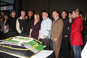 the Cast of CSI  including Lawrence Fishburne, William Petersen, and Marg Helgenberger photo