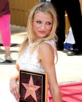 Cameron Diaz at the Cameron Diaz Star on the Hollywood Walk of Fame Ceremony  in front of the Egyptian Theater on June 22, 2009.    2009 photo