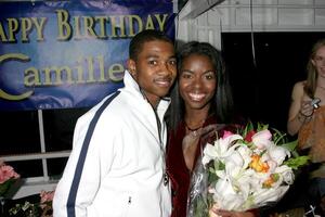 sammy cantante camille winbush camille winbush dulce 16 cumpleaños fiesta centro de deportes acuáticos del rey, California febrero 11, 2006 foto