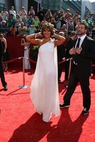 Lisa Rinna arriving at the Primetime Emmys at the Nokia Theater in Los Angeles, CA on September 21, 2008 photo