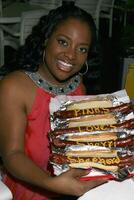 EXCLUSIVE Sherri Shepherd stops by Pink's Hot Dog Stand which honored her with a welcoming sign in  Hollywood, CA June 19, 2008     EXCLUSIVE photo