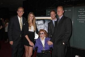 Bill Allen, Jayne Meadows,  family  at the USPS Stamp Unveiling of Stamps honoring  Early Television Memeoris at the TV Academy in No Hollywood, CA  on August 11,  2009   2009 photo