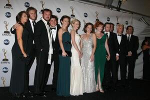 Mad Men Cast in the Press Room  at the Primetime Emmys at the Nokia Theater in Los Angeles, CA on September 21, 2008 photo