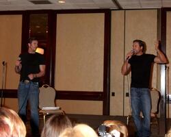 Daniel Goddard   Joshua Morrow   at the Goddard  Morrow Fan Event Saturday night   at the Sheraton Universal Hotel in  Los Angeles, CA on August 29, 2009 photo