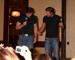 Daniel Goddard   Joshua Morrow   at the Goddard  Morrow Fan Event Saturday night   at the Sheraton Universal Hotel in  Los Angeles, CA on August 29, 2009 photo