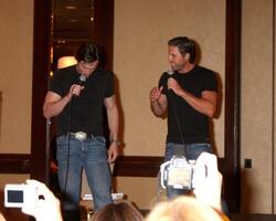 Daniel Goddard   Joshua Morrow   at the Goddard  Morrow Fan Event Saturday night   at the Sheraton Universal Hotel in  Los Angeles, CA on August 29, 2009 photo