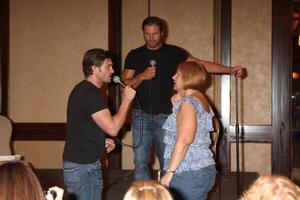 Daniel Goddard   Joshua Morrow   at the Goddard  Morrow Fan Event Saturday night   at the Sheraton Universal Hotel in  Los Angeles, CA on August 29, 2009 photo