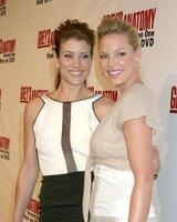 Kate Walsh Katherine Heigl Grey's Anatomy 1st Season DVD Release Party Geisha House Los Angeles, CA February 13, 2006 photo