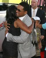 tatiana Ali será Herrero ex emitir compañeros en Fresco Príncipe de bel-air llegando a de grauman chino teatro para el estreno de Hancock en los ángeles, California en junio 30, 2008 foto