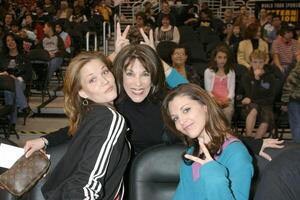 Rachel Kimsey Kate Linder Adrienne Leon Harlem Globetrotters Game Staples Center Los Angeles, CA February 20, 2006 photo